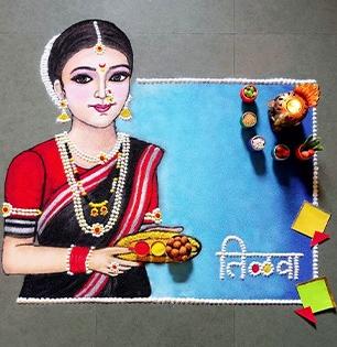 Makar Sankranti 2025 Special Rangoli Designs: Easy and Beautiful Rangoli Patterns, Images To Decorate Your Home and Celebrate the Festival