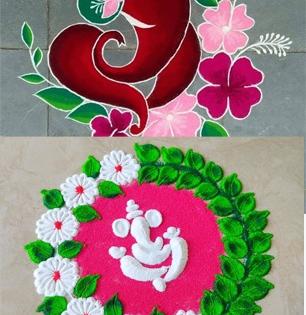 Maghi Ganesh Jayanti 2025 Rangoli Designs: 10 Easy-to-Make, Colorful Ganpati Rangoli Ideas with Images to Decorate Your Home and Celebrate the Festival Maghi Ganesh Jayanti 2025 Rangoli Designs: 10 Easy-to-Make, Colorful Ganpati Rangoli Ideas with Images to Decorate Your Home and Celebrate the Festival