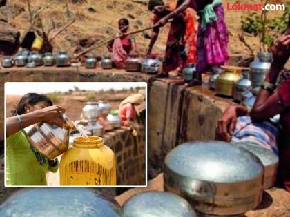 Desperate for drinking water on the mountain! Severe water shortage in remote Jivati taluka | पहाडावर पिण्याच्या पाण्यासाठी हाहाकार! दुर्गम जिवती तालुक्यात भीषण पाणी टंचाई