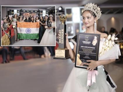 Toshi Kotangale becomes 'Miss India International' | तोशी कोटांगळे बनली ‘मिस इंडिया इंटरनॅशनल’ Toshi Kotangale becomes 'Miss India International' | तोशी कोटांगळे बनली ‘मिस इंडिया इंटरनॅशनल’