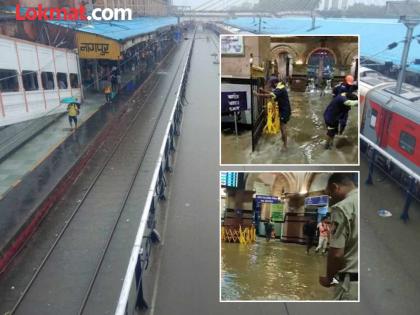 Nagpur railway station flooded; roads submerged, traffic closed | नागपूर रेल्वे स्थानकात पाणीच पाणी; रस्ते बुडाले, बंद वाहतूक Nagpur railway station flooded; roads submerged, traffic closed | नागपूर रेल्वे स्थानकात पाणीच पाणी; रस्ते बुडाले, बंद वाहतूक