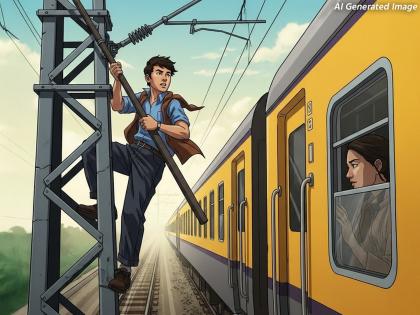 Viral Video: Ninja technique to snatch phone from a moving train, you will be amazed after watching the video! | Viral Video: धावत्या ट्रेनमधून फोन हिसकावून घेण्याची निंजा टेक्निक, व्हिडीओ पाहून चक्रावून जाल! Viral Video: Ninja technique to snatch phone from a moving train, you will be amazed after watching the video! | Viral Video: धावत्या ट्रेनमधून फोन हिसकावून घेण्याची निंजा टेक्निक, व्हिडीओ पाहून चक्रावून जाल!
