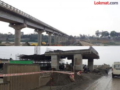 Even before the inauguration, the slope of Gondia-Balaghat National Highway collapsed: Rs 547 crore spent in water? | लोकार्पणापूर्वीच गोंदिया-बालाघाट राष्ट्रीय महामार्गाची स्लोपिंग खचली : ५४७ कोटी रुपयांचा खर्च पाण्यात? Even before the inauguration, the slope of Gondia-Balaghat National Highway collapsed: Rs 547 crore spent in water? | लोकार्पणापूर्वीच गोंदिया-बालाघाट राष्ट्रीय महामार्गाची स्लोपिंग खचली : ५४७ कोटी रुपयांचा खर्च पाण्यात?