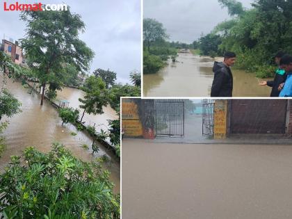 Four-hour rain inundates Gondia district along with the city; Holiday declared for schools, 17 roads in the district closed | चार तासाच्या पावसाने शहरासह गोंदिया जिल्हा जलमय; शाळांना सुटी जाहीर, जिल्ह्यातील १७ मार्ग बंद Four-hour rain inundates Gondia district along with the city; Holiday declared for schools, 17 roads in the district closed | चार तासाच्या पावसाने शहरासह गोंदिया जिल्हा जलमय; शाळांना सुटी जाहीर, जिल्ह्यातील १७ मार्ग बंद