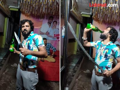 Police search for man who posted on Facebook with sword and knife in hand | हाती तलवार, चाकू घेऊन फेसबुकवर ‘पोस्ट’ करणाऱ्याचा पोलिसांनी घेतला शोध