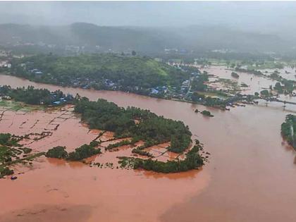 Traffic disrupted due to floods in Chandrapur; Hundreds of hectares of farmland under water | चंद्रपूरमध्ये पुरामुळे वाहतूक बंद; शेकडो हेक्टर शेती पाण्याखाली
