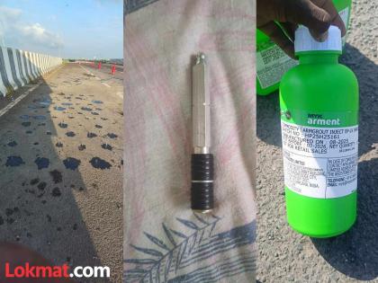 Samruddhi Mahamarg : Those nails you see on the 'Samruddhi Mahamarg' are not nails, then what?; Understand 'Epoxy Grouting' Technology | Samruddhi Mahamarg : ‘समृद्धी महामार्गावर’वर दिसणारे ते खिळे नाहीत, मग काय?; समजून घ्या 'इपॉक्सी ग्राउटिंग' तंत्रज्ञान Samruddhi Mahamarg : Those nails you see on the 'Samruddhi Mahamarg' are not nails, then what?; Understand 'Epoxy Grouting' Technology | Samruddhi Mahamarg : ‘समृद्धी महामार्गावर’वर दिसणारे ते खिळे नाहीत, मग काय?; समजून घ्या 'इपॉक्सी ग्राउटिंग' तंत्रज्ञान