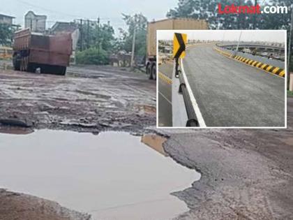 भंडारा-बालाघाट राष्ट्रीय महामार्गावर पडले दोन फुटांचे खड्डे ; तीन वर्षांपासून दुरुस्तीचे आदेश पण प्रशासनाचे डोळे केव्हा उघडणार? भंडारा-बालाघाट राष्ट्रीय महामार्गावर पडले दोन फुटांचे खड्डे ; तीन वर्षांपासून दुरुस्तीचे आदेश पण प्रशासनाचे डोळे केव्हा उघडणार?