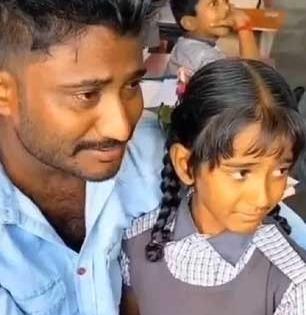 बापाचं काळीज! "मॅडम, माझ्या मुलीला मारू नका, हिला आई नाही"; Video पाहून पाणावतील डोळे