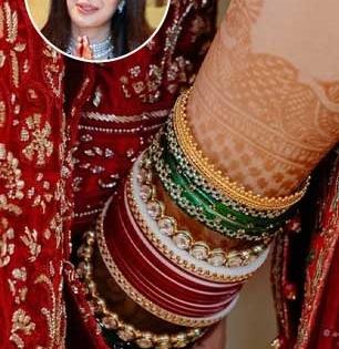 तेंडुलकरांच्या सुनबाईंच्या हातात दिसल्या पिचोड्या, पाहा पारंपरिक मराठी बांगड्या- हातातला देखणा अलंकार