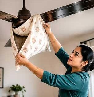 पंख्यावर धुळीचे काळे थर? पंखा स्वच्छ करण्याची खास ट्रिक-मेहनत न घेता करा पंखा साफ