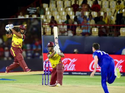 WI vs AFG T20 World Cup 2024 Live West Indies set Afghanistan a target of 219 to win, Nicholas Pooran scores 98 | WI vs AFG Live : पूरनचे थोडक्यात शतक हुकले! विडिंजने रूद्रावतार दाखवला; अफगाणिस्तानची धुलाई