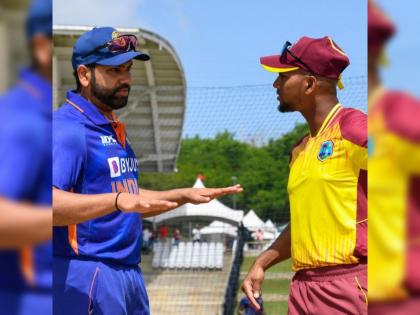 IND vs WI, 4th T20I Live Update : west indies won toss, Sanju Samson, Axar Patel and Ravi Bishnoi replaces Hardik Pandya, Shreyas Iyer and Ravi Ashwin | IND vs WI, 4th T20I Live Update : रोहित शर्माचा मोठा डाव; महत्त्वाच्या सामन्यासाठी संघात केले तीन बदल, हार्दिक पांड्याला बसवले बाकावर