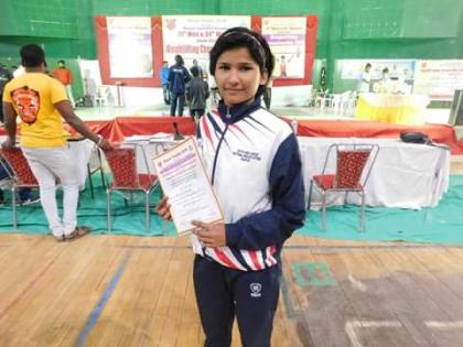 sakshi maske selected in Indian Weightlifting Team | पुसदची साक्षी मस्के भारतीय वेटलिफ्टिंग संघात