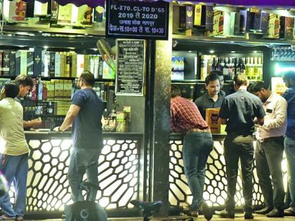 Panthelas, beer bar crowd doesn't the Corona cause ? | पानठेले, 'बीअर बार'मधील गर्दीमुळे 'कोरोना' होत नाही का?