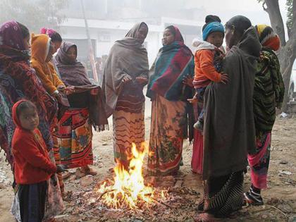 nashik experiences winter chill, coldest temparature | हुडहुडी! थंडीच्या कडाक्याने नाशिककर गारठले; पारा कमालीचा घसरला