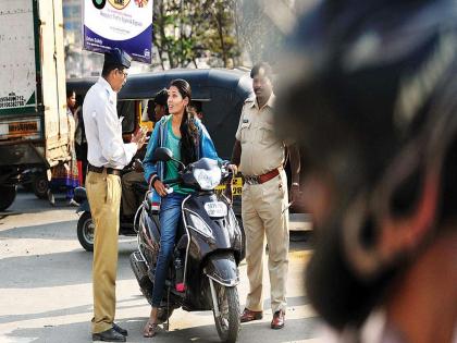 five thousand rupees fine for driving without a license traffic police pune | Traffic Police Fine: लायसन्सशिवाय वाहन चालविणाऱ्यांना पाच हजार रुपयांचा दणका