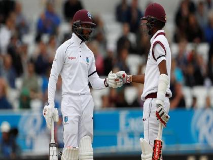 17 years later, the West Indies beat the Saheb on England's ground | 17 वर्षांनंतर इंग्लंडच्या मैदानावर वेस्ट इंडिजने साहेबांना पाजलं पाणी