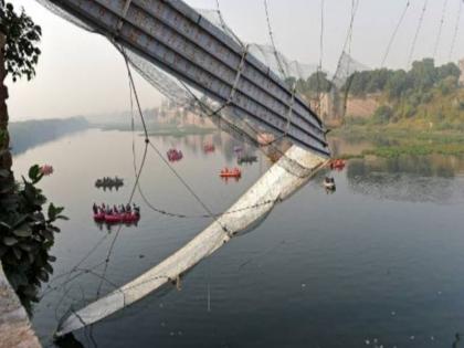 141 people lost their lives when a 143-year-old bridge over Machu river in Morbi district collapsed. | मोरबीची जलसमाधी!