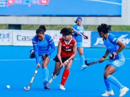India Women secure a comprehensive 11–0 win over Thailand in their Pool B opener of the Women’s Asia Cup Hockey 2025 | चक दे इंडिया! आशिया कप हॉकी स्पर्धेत भारतीय महिला महिला संघाचा ११-० असा धमाकेदार विजय India Women secure a comprehensive 11–0 win over Thailand in their Pool B opener of the Women’s Asia Cup Hockey 2025 | चक दे इंडिया! आशिया कप हॉकी स्पर्धेत भारतीय महिला महिला संघाचा ११-० असा धमाकेदार विजय