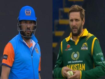 World Championship Of Legends 2024 India Champions vs Pakistan Champions Pakistan defeated India by 68 runs | IND vs PAK Champions : भारताच्या विजयाची हॅटट्रिक हुकली; पाकिस्तानचा मोठा विजय, दिग्गज मैदानात