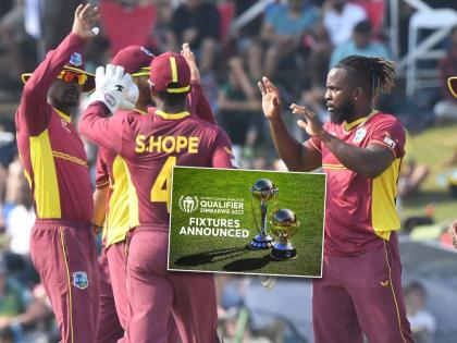 Former champions West Indies and Sri Lanka have been drawn in opposing groups as World Cup Qualifier fixtures are released | World Cup Qualifier fixtures - वर्ल्ड कपच्या दोन जागांसाठी २ माजी विजेत्यांसह १० संघ भिडणार; वेळापत्रक जाहीर