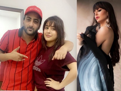 Shahnaz's brother dances in bathtub with Arbaaz's girlfriend Georgia, video goes viral | अरबाजची गर्लफ्रेंड जॉर्जिया सोबत शहनाजच्या भावाने बाथटबमध्ये केला डान्स, व्हिडीओ व्हायरल