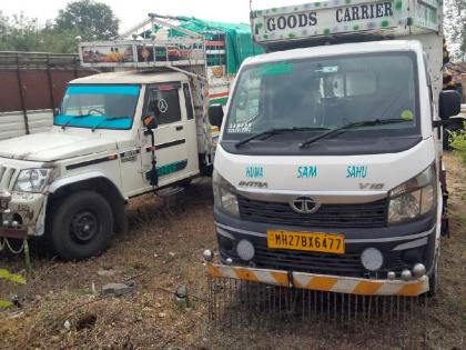 Cattle smuggling in Morshi, Rescue of 20 animals and worth 11 lakh seized | मोर्शीत गुरांची तस्करी, ११ लाखांचा मुद्देमाल जप्त