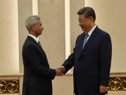 S Jaishankar Meets Xi Jinping: Jaishankar gave PM Modi's message to the Chinese President | जयशंकर यांनी चीनच्या राष्ट्राध्यक्षांना दिला पीएम मोदींचा संदेश; पाकिस्तानला लागणार मिरची..! S Jaishankar Meets Xi Jinping: Jaishankar gave PM Modi's message to the Chinese President | जयशंकर यांनी चीनच्या राष्ट्राध्यक्षांना दिला पीएम मोदींचा संदेश; पाकिस्तानला लागणार मिरची..!