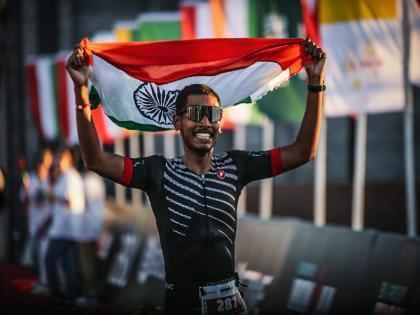 Yashwant Gajanan Gurav of Sangli district won the Ironman title in the competition held in Kazakhstan | सांगलीच्या सुपुत्राचा 'कझाकिस्तानात' डंका, पटकावला ‘आयर्नमॅन’चा किताब