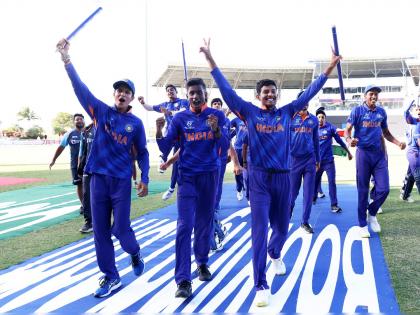 ICC U-19 World Cup 2022 team of the tournament: YASH DHULL NAMED CAPTAIN OF THE OFFICIAL ICC MOST VALUABLE TEAM OF THE TOURNAMENT | ICC U-19 World Cup 2022 team of the tournament: वर्ल्ड कप विजेत्या भारतीय कर्णधार यश धुलचा ICCकडून अनोखा सत्कार; राज बावा, विकी ओस्तवाल यांचाही सन्मान 