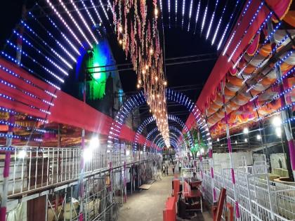 Preparations for Yatra Festival of Bharadi Devi in Anganewadi complete, South Konkan is known as Pandharpur | आंगणेवाडीतील भराडी देवीच्या यात्रोत्सवाची तयारी पूर्ण, दक्षिण कोकणचे प्रती पंढरपूर म्हणून ख्याती 