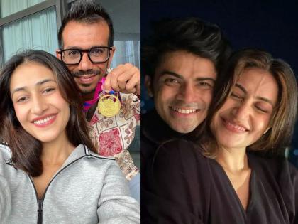 Who is he with Yuzvendra Chahal's wife Dhanashree Varma pratik utekar? This photo is the reason for the divorce, if it happens... | चहलच्या पत्नीसोबत तो कोण? या फोटोमुळेच माजलीय घटस्फोटाची हलचल, असे झाले तर...