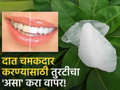 How to clean teeth with fitkari or alum, know how to make it | दातांवरील पिवळे दूर करण्यासाठी तुरटीचा 'असा' करा वापर, दात होतील चमकदार!