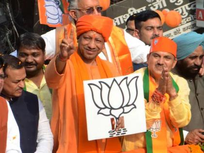 Uttar Pradesh Assembly By Election Result 2024: Uttar Pradesh Assembly By Election Result 2024: Yogi Adityanath Shine in Uttar Pradesh, BJP's resounding victory in by-elections, shock to SP  | उत्तर प्रदेशमध्ये योगींचा जलवा, पोटनिवडणुकीत भाजपाचा दणदणीत विजय, सपाला धक्का 