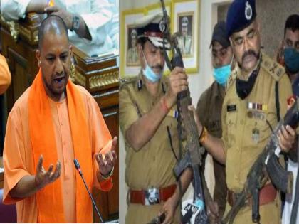 238 criminals killed in UP police encounters, over 9 thousand injured in firing | यूपी पोलिसांच्या एन्काउंटरमध्ये २३८ गुन्हेगार ठार, तर ९ हजारांहून अधिक गोळीबारात जखमी 238 criminals killed in UP police encounters, over 9 thousand injured in firing | यूपी पोलिसांच्या एन्काउंटरमध्ये २३८ गुन्हेगार ठार, तर ९ हजारांहून अधिक गोळीबारात जखमी