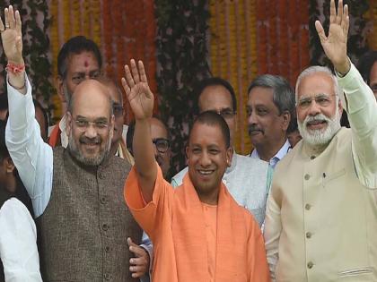 UP Politics: 'There will be no space in Delhi for 20-25 years...', BJP MP's big statement about Yogi Adityanath | '२०-२५ वर्षे तरी दिल्लीत जागा नाही', योगी आदित्यनाथ यांच्याबद्दल भाजप खासदाराचे मोठे विधान