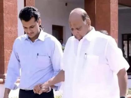 Ajit Pawar's elder nephew yugendra pawar Sharad Pawar's meeting; Big Brother Shrinivas pawar is active again, sparking discussions | अजित पवारांचा मोठा पुतण्या शरद पवारांच्या भेटीला; मोठे बंधू पुन्हा सक्रीय, चर्चांना उधाण