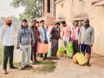 Water supply stopped for two days in Kardi | हुडहुडत्या थंडीत करडीत पेटले पाणी; दाेन दिवसांपासून पाणी पुरवठा ठप्प