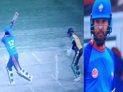 [VIDEO] Yuvraj Singh walks off the field despite being not-out on his Global T20 Canada | Video : युवराजनं केली घाई, बाद नसतानाही परतला तंबूत, पण का?