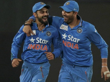 Yuvraj Singh trolls Virat Kohli after Indian skipper shared throwback post on Instagram | युवराज सिंगने घेतली कॅप्टन विराट कोहलीची फिरकी