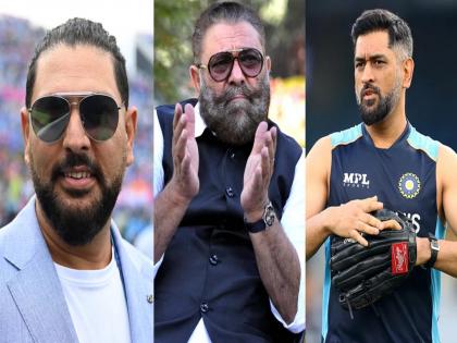 After Yograj Singh accused former captain MS Dhoni, an old video of Yuvraj Singh is going viral | युवराज सिंगच्या वडिलांचे धोनीवर गंभीर आरोप; सिक्सर किंगचा जुना व्हिडीओ व्हायरल, उत्तर मिळालं?