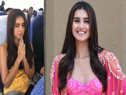 Video: student of the year 2 actress tara sutaria got scared of air turbulence prayed in flight for safety | Video : तारा सुतारियाची विमानात उडाली घाबरगुंडी, हा घ्या पुरावा