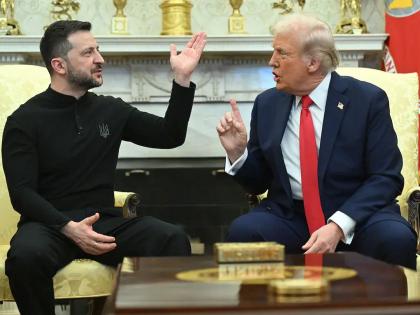 Not Putin now Trump lashes out at Zelensky, saying, If Ukraine doesn't listen I'll ban it | पुतिन नव्हे..., आता झेलेन्स्कींवरच भडकले ट्रम्प, म्हणाले, "युद्ध..., युक्रेनने ऐकले नाही, तर बंदी घालेन!" Not Putin now Trump lashes out at Zelensky, saying, If Ukraine doesn't listen I'll ban it | पुतिन नव्हे..., आता झेलेन्स्कींवरच भडकले ट्रम्प, म्हणाले, "युद्ध..., युक्रेनने ऐकले नाही, तर बंदी घालेन!"