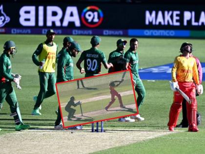 T20 World Cup, ZIM vs BAN : Qualification scenarios of group 2, Bangladesh have defeated Zimbabwe by 3 runs | T20 World Cup, ZIM vs BAN : झिम्बाब्वे लढून हरला, बांगलादेश पाकिस्तानच्या मदतीला धावला! बाबरला पडू लागले सेमी फायनलचे स्वप्न