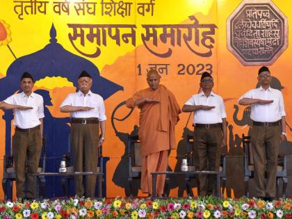 Shivaji Maharaj Hindu Swarajya means Hindu Rashtra - RSS chief Mohan Bhagwat | शिवरायांचे हिंदवी स्वराज्य म्हणजेच हिंदू राष्ट्र - सरसंघचालक मोहन भागवत