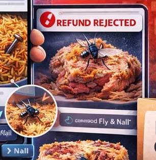 पदार्थात किडे, माशा अन् अळ्या, ऑनलाइन पदार्थ AI वापरून बिघडवतात, रिफंडसाठी लोक पाहा काय काय करतात..