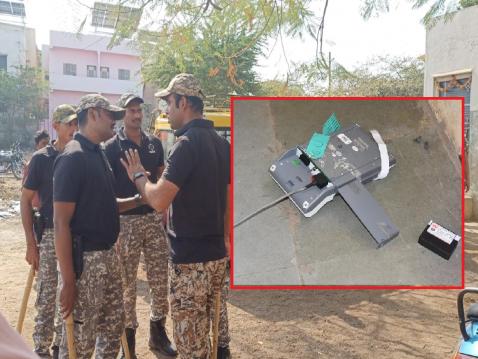 धुळे महापालिका निवडणूक: प्रभाग १८ मध्ये राडा, EVM ची तोडफोड, मोठा पोलीस बंदोबस्त तैनात