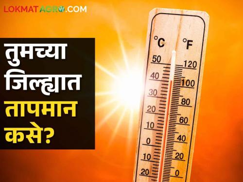 Temperature Alert Maharashtra: Highest temperature in these 10 districts today, what has been predicted by the Meteorological Department | Temperature Alert Maharashtra: या १० जिल्ह्यांमध्ये आज राहणार सर्वाधिक तापमान, हवामान विभागाने काय दिलाय अंदाज?