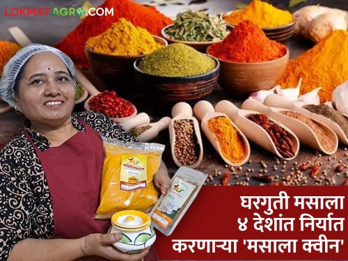 Wow! pune chinchwad Masala Queen vandana pagar who completed ITI course at the age of 50 and exported homemade spices to 4 countries | व्वा! वयाच्या ५०व्या वर्षी ITI कोर्स करून ४ देशांत घरगुती मसाला निर्यात करणाऱ्या 'मसाला क्वीन'